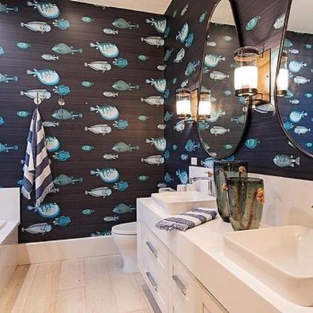 Wallpaper Cole & Son Fornasetti Acquario EUC